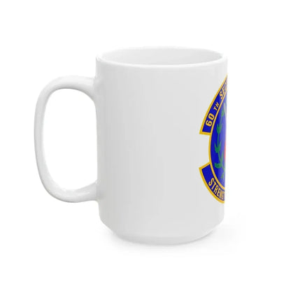 60 Security Forces Squadron AMC (U.S. Air Force) White Coffee Mug - Go Mug Yourself