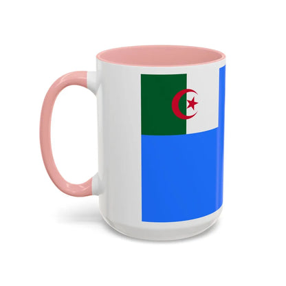 Naval Jack of Algeria - Accent Coffee Mug-Go Mug Yourself