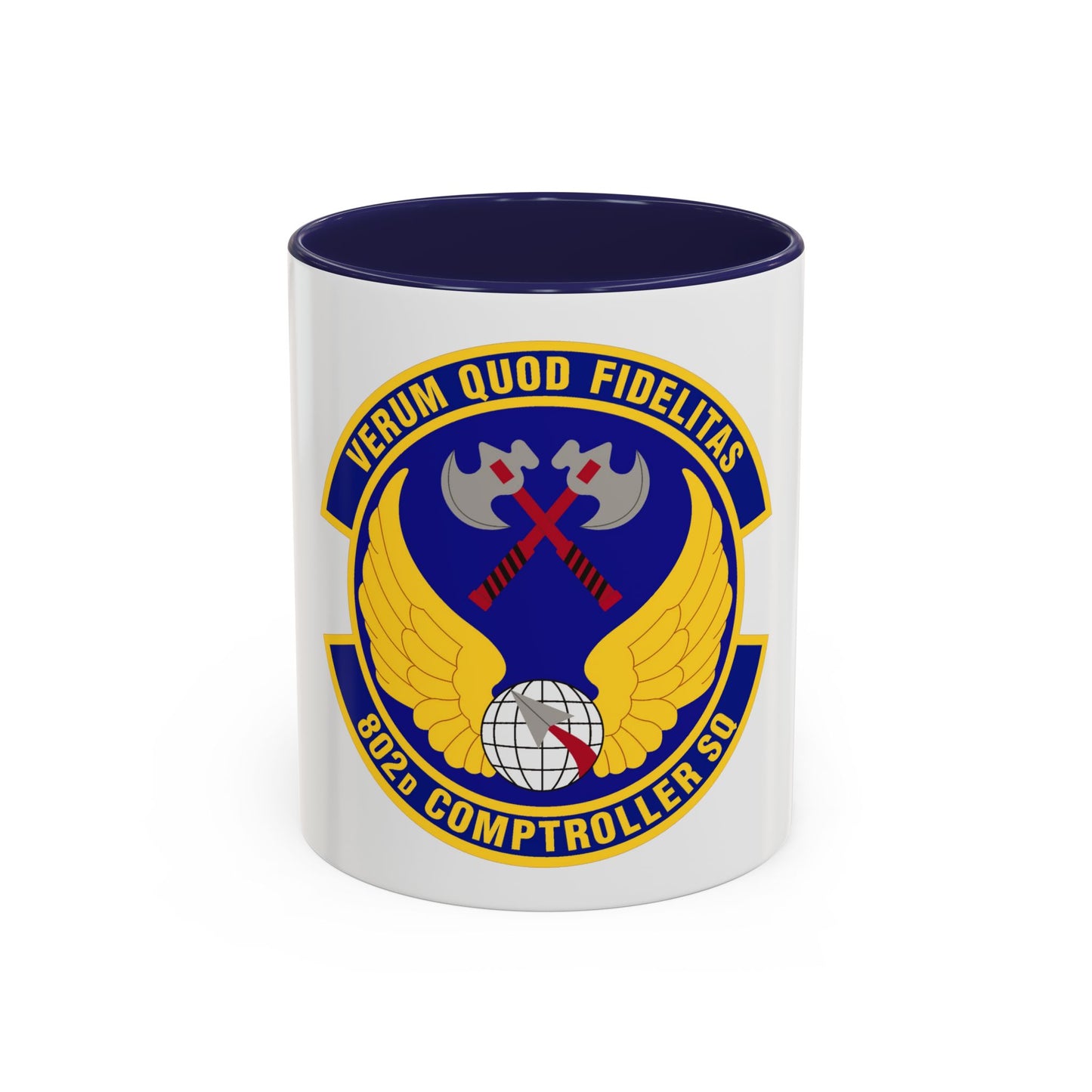 802d Comptroller Squadron (U.S. Air Force) Accent Coffee Mug
