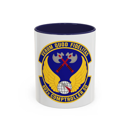 802d Comptroller Squadron (U.S. Air Force) Accent Coffee Mug