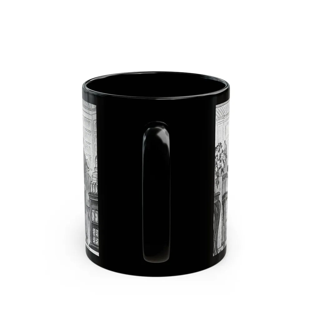 Fancy Town (2) - Black Coffee Mug-Go Mug Yourself