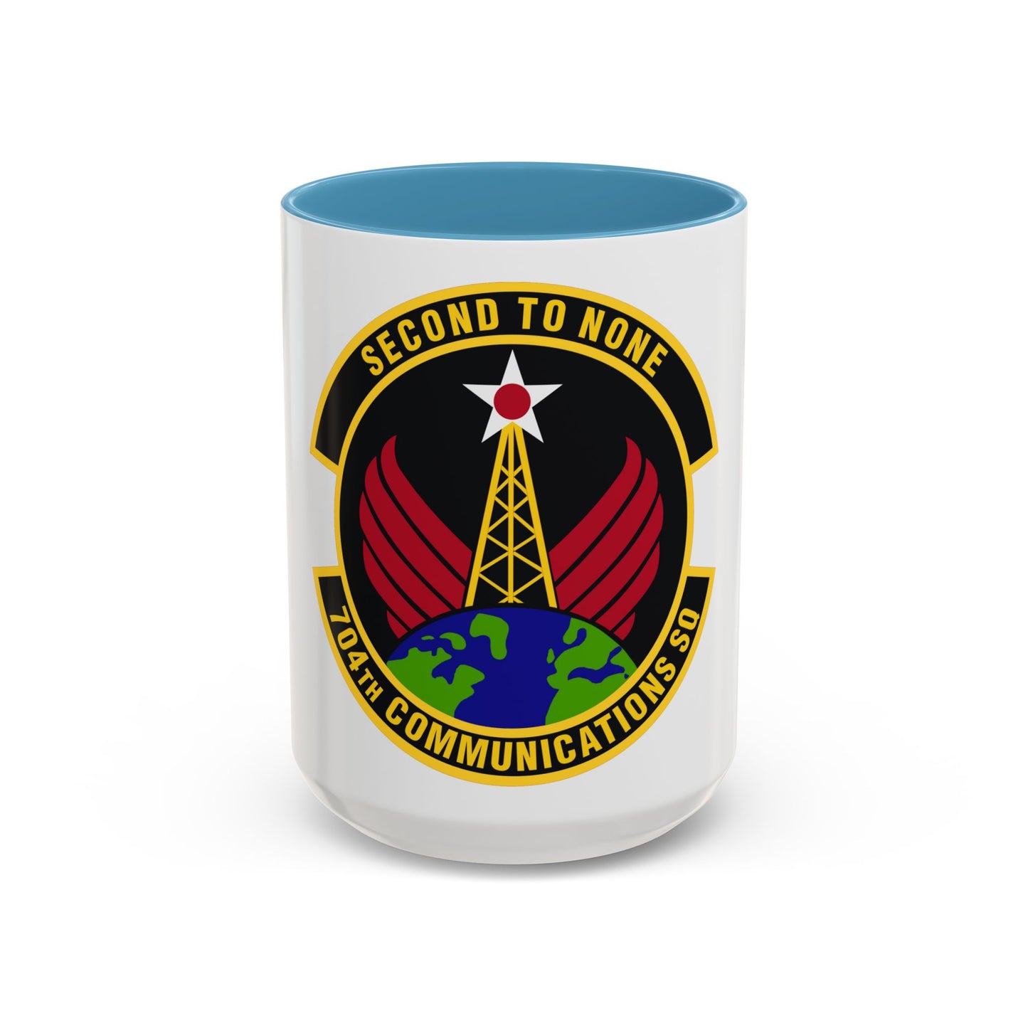 704th Communications Squadron (U.S. Air Force) Accent Coffee Mug