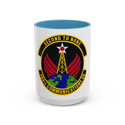 704th Communications Squadron (U.S. Air Force) Accent Coffee Mug
