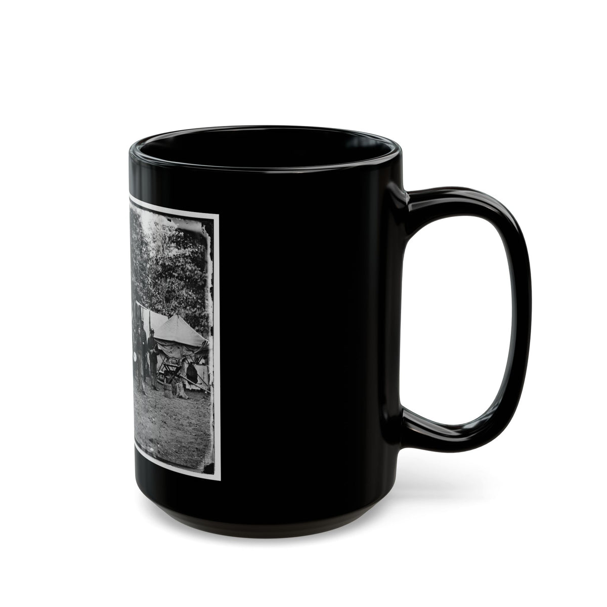 Bealeton, Va. Drum Corps, 93d New York Infantry (U.S. Civil War) Black Coffee Mug