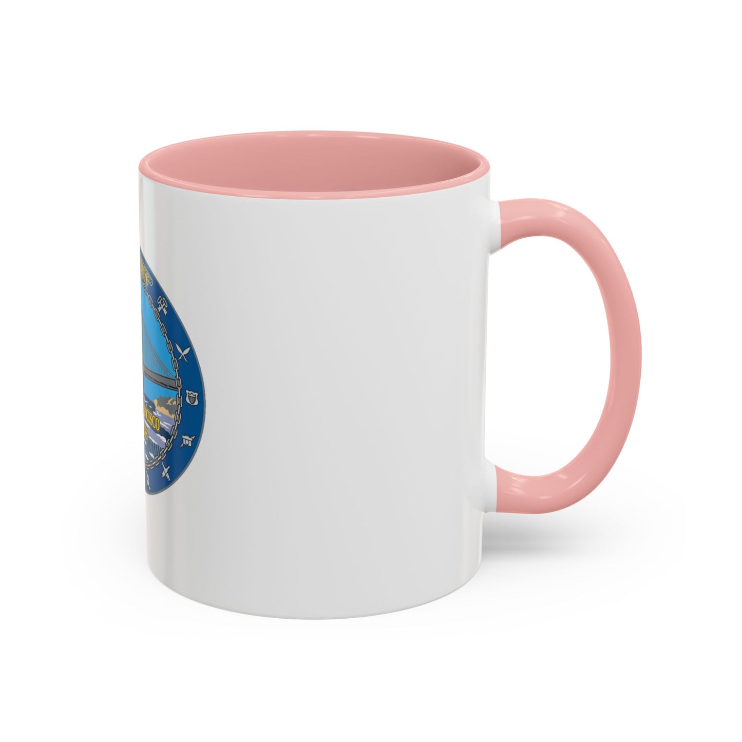 USCGS San Francisco Ask The Chief (U.S. Coast Guard) Accent Coffee Mug