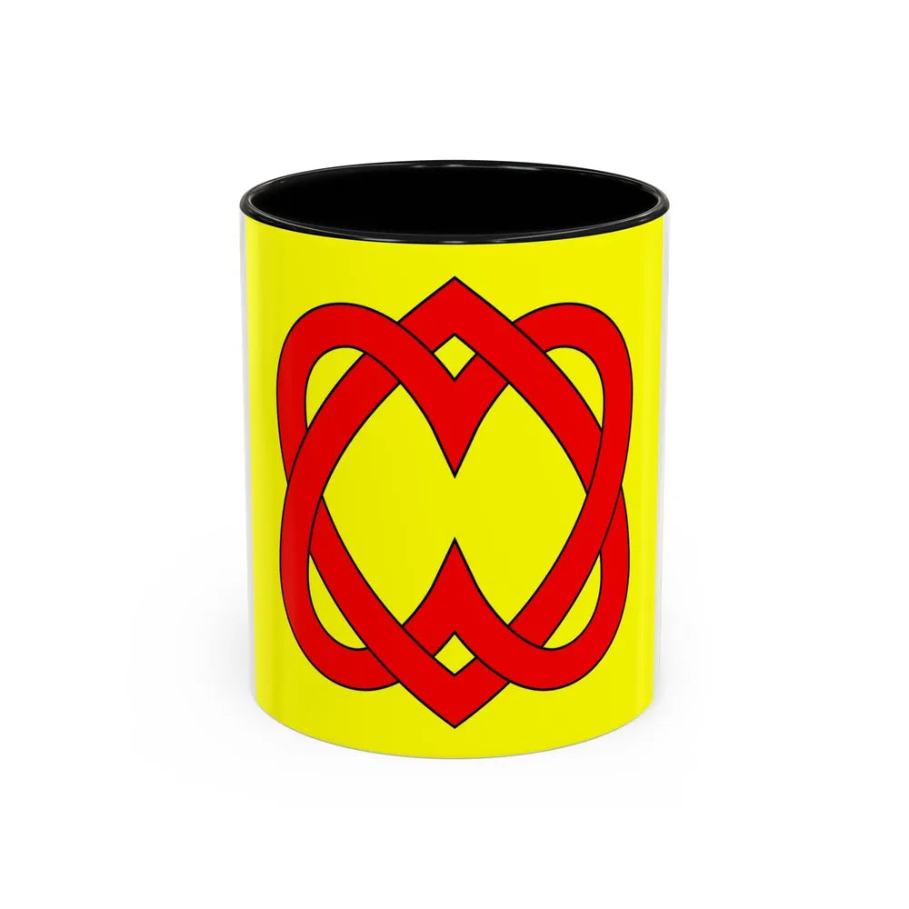 Flag of Blonay Switzerland - Accent Coffee Mug-11oz-Black-Go Mug Yourself