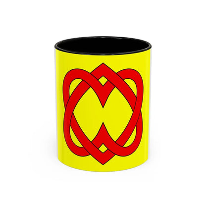 Flag of Blonay Switzerland - Accent Coffee Mug-11oz-Black-Go Mug Yourself