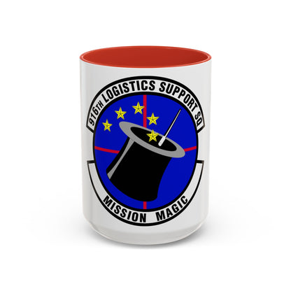 916th Logistics Support Squadron (U.S. Air Force) Accent Coffee Mug