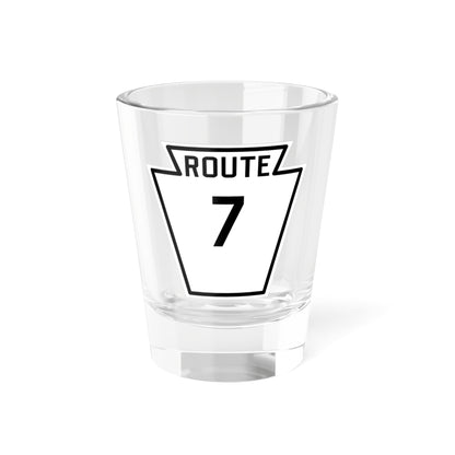 PA-7 1926 (Pennsylvania) (Road Sign) Shot Glass 1.5oz