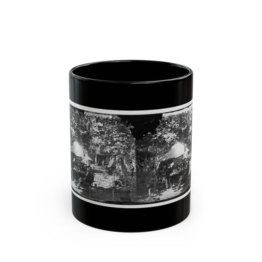Bealeton, Virginia. Officer's Mess, Company E, 93d New York Volunteers (U.S. Civil War) Black Coffee Mug