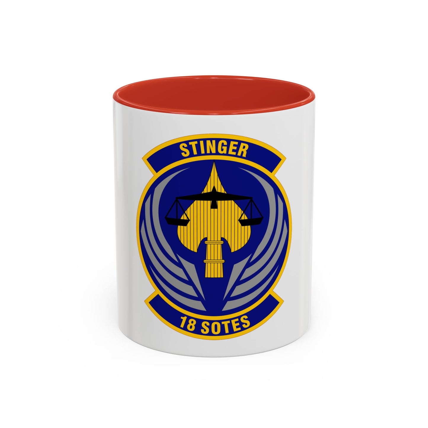 18 Special Operations Test and Evaluation Squadron AFSOC (U.S. Air Force) Accent Coffee Mug