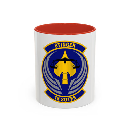 18 Special Operations Test and Evaluation Squadron AFSOC (U.S. Air Force) Accent Coffee Mug