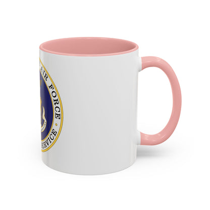 Air Force Chaplain Service (U.S. Air Force) Accent Coffee Mug