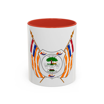 Coat of arms of the Orange Free State - Accent Coffee Mug