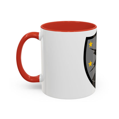 91 Cyber Brigade 2 (U.S. Army) Accent Coffee Mug