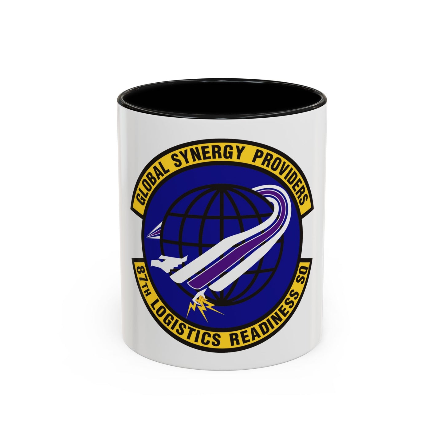 87 Logistics Readiness Squadron AMC (U.S. Air Force) Accent Coffee Mug