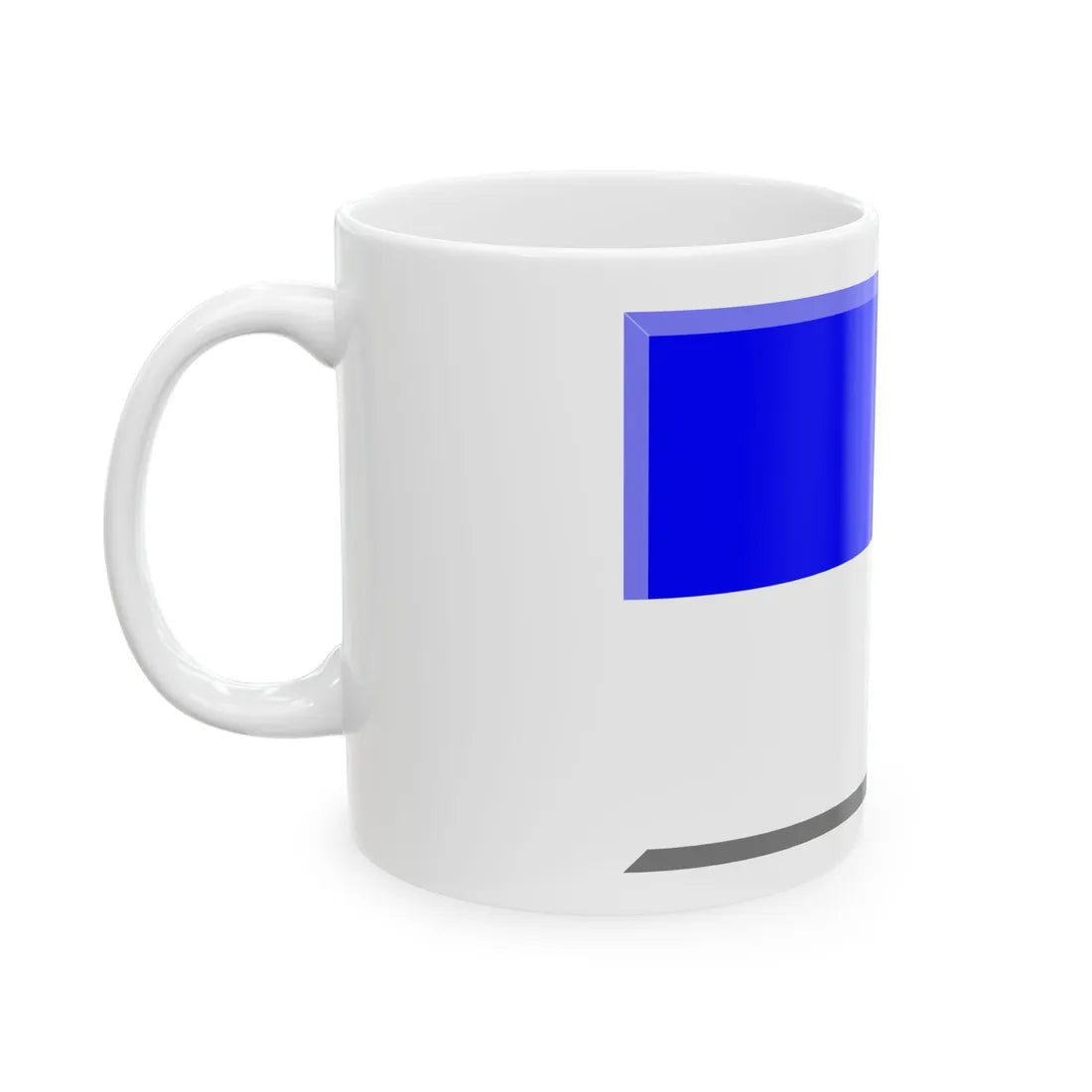 600px Bandera de Millonarios (Colombia) White Coffee Mug - Go Mug Yourself