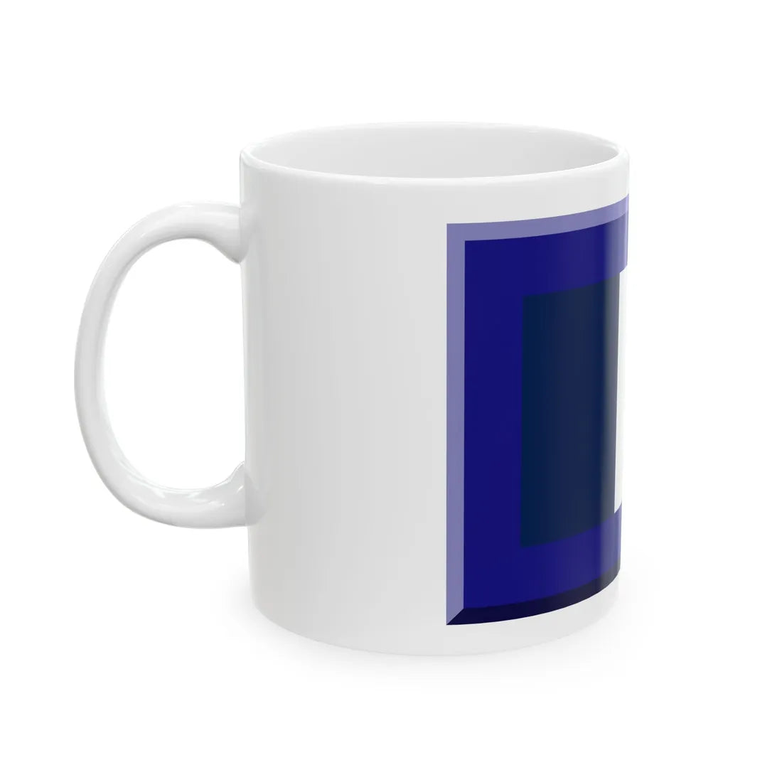 600px HEX-161384 border French tricolour (France) White Coffee Mug - Go Mug Yourself