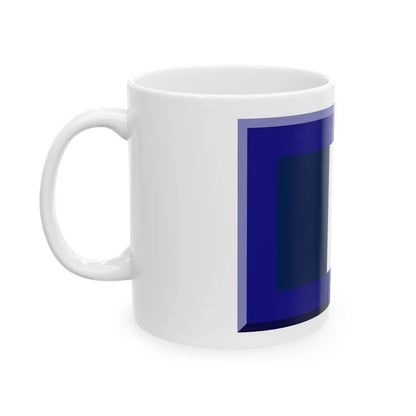 600px HEX-161384 border French tricolour (France) White Coffee Mug - Go Mug Yourself