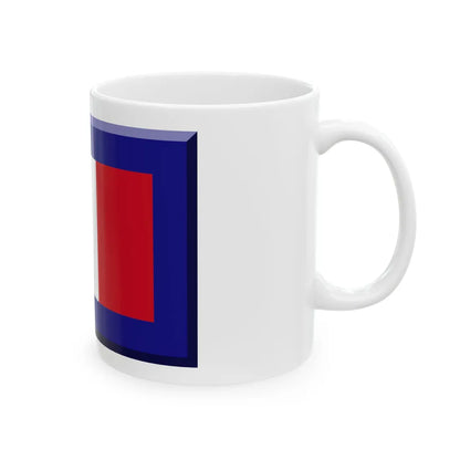600px HEX-161384 border French tricolour (France) White Coffee Mug - Go Mug Yourself