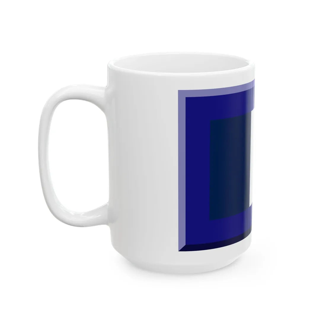600px HEX-161384 border French tricolour (France) White Coffee Mug - Go Mug Yourself