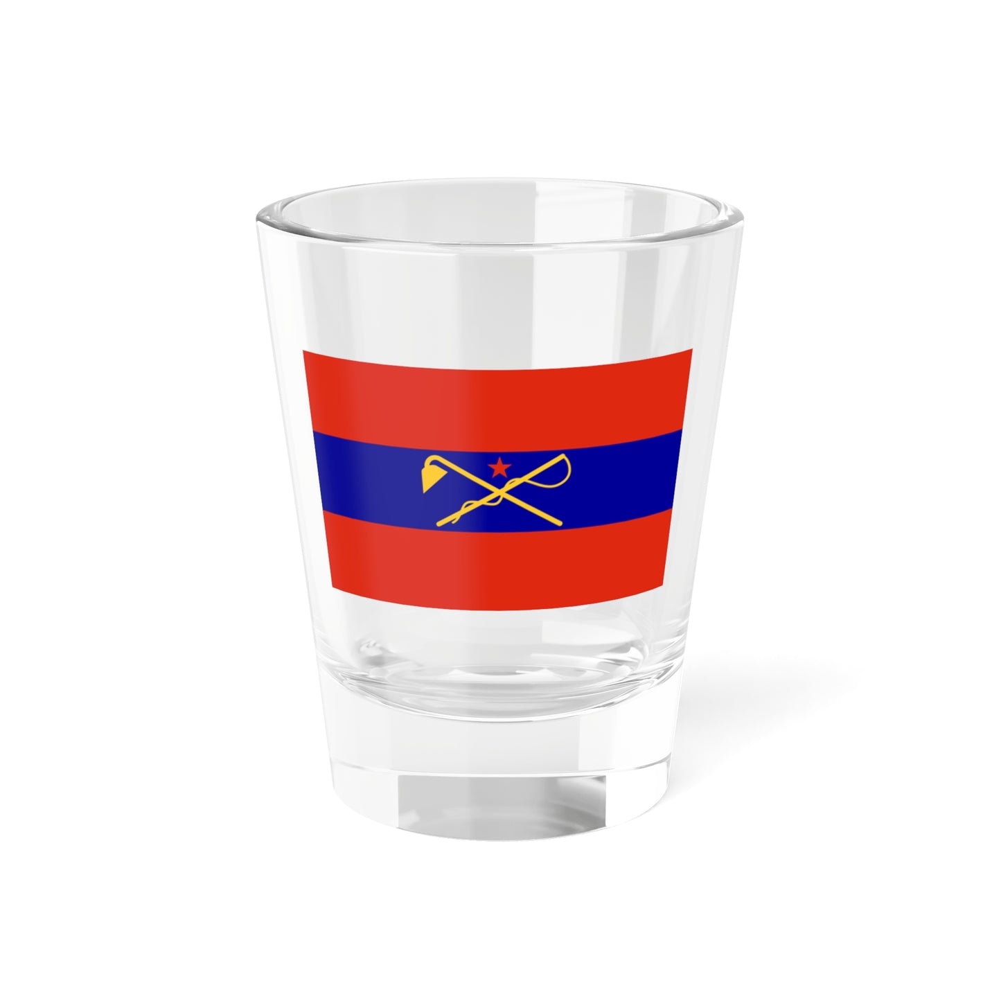 Flag of Inner-Mongolian Autonomous Government (China) Shot Glass 1.5oz