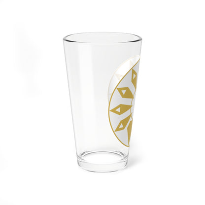 State of Burma Emblem (Myanmar) (Coat of Arms) Pint Glass 16oz