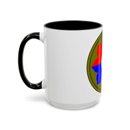 9th Infantry Division patch (U.S. Army) Accent Coffee Mug