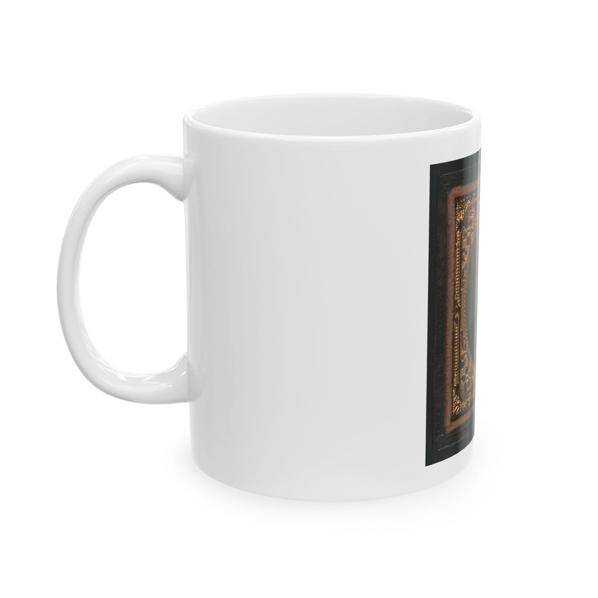 Unidentified Soldier In Union Uniform With 6th Corps Of The Army Of The Potomac Badge (U.S. Civil War) White Coffee Mug