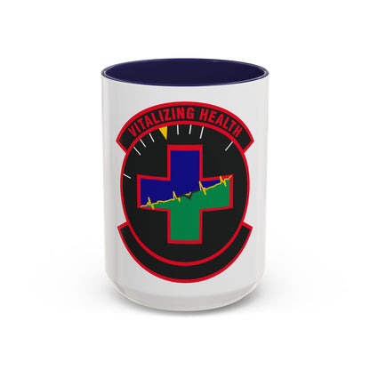 628 Healthcare Operations Squadron AMC (U.S. Air Force) Accent Coffee Mug