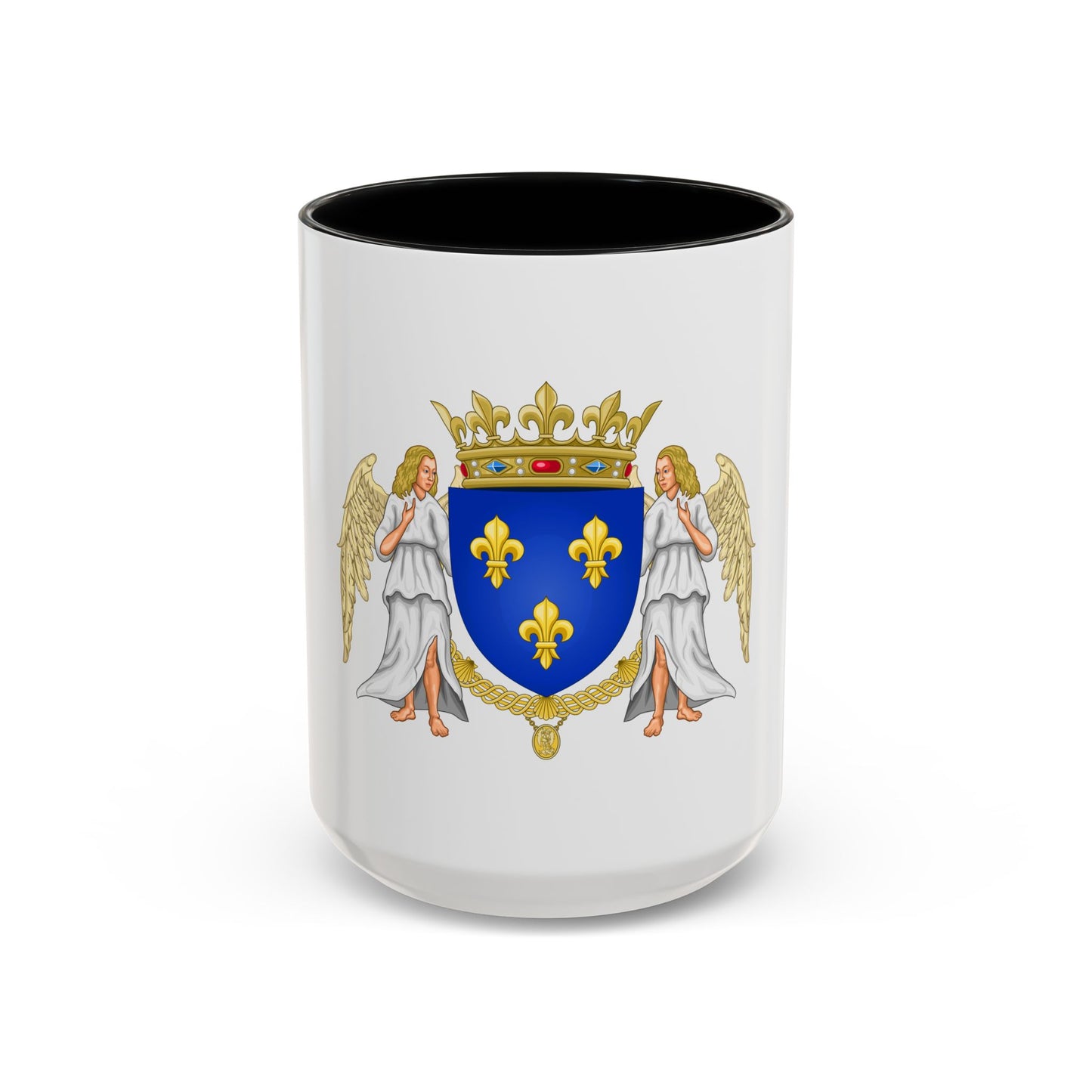 Royal Coat of Arms of Valois France - Accent Coffee Mug