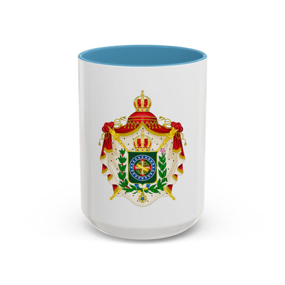 Coat of arms of the Empire of Brazil - Accent Coffee Mug