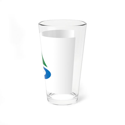 Flag of Asakura Fukuoka (Japan) Pint Glass 16oz