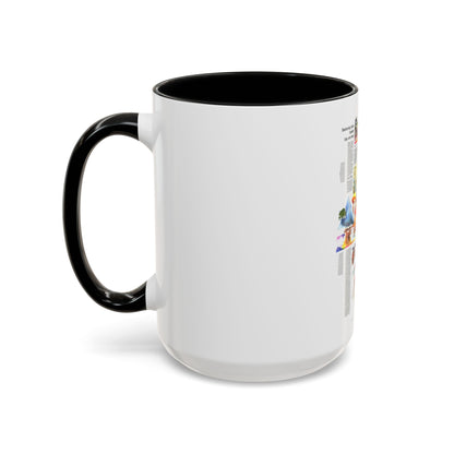 USA - Mid-Atlantic States 2 (1976) (Map) Accent Coffee Mug