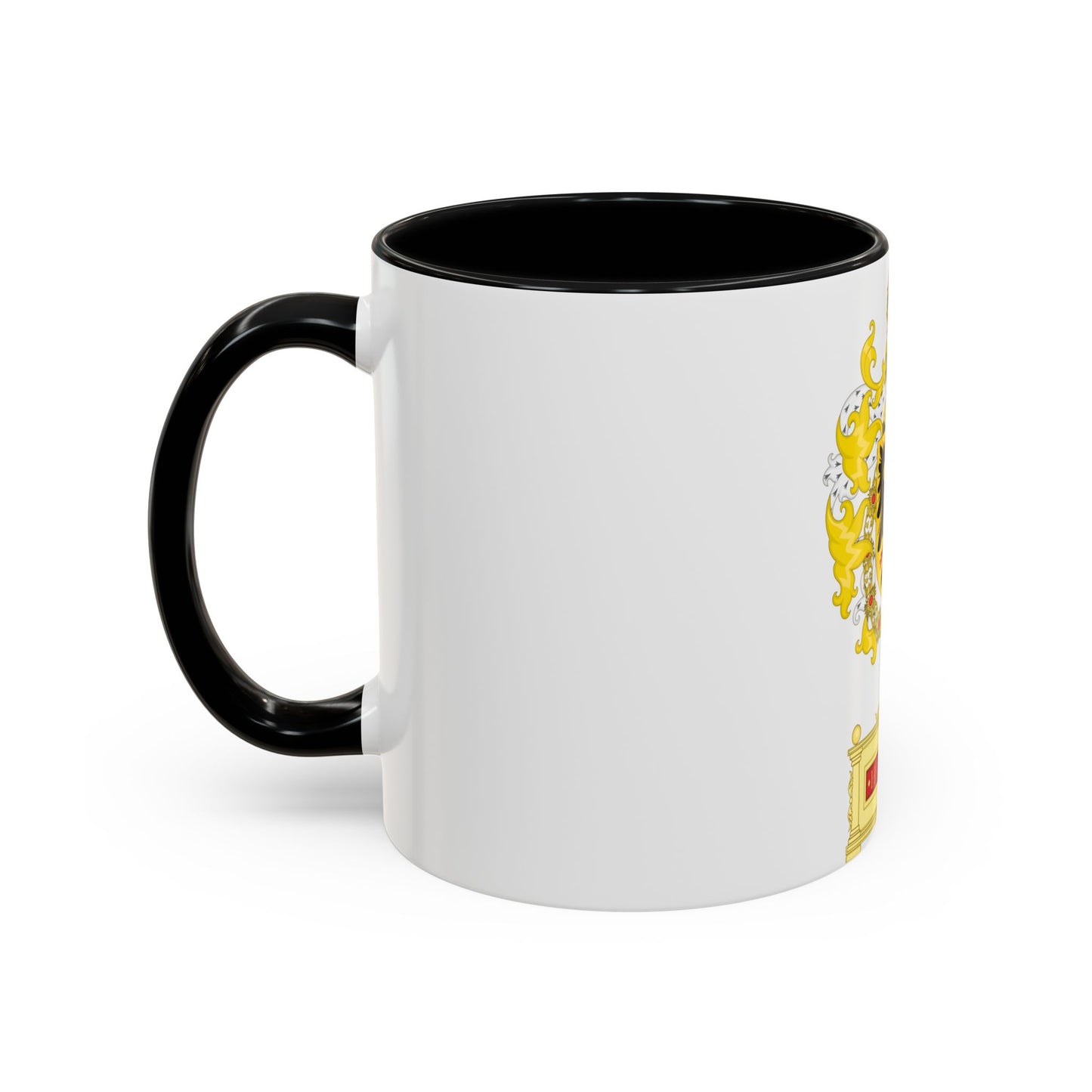 Ornamented Coat of Arms of Maximilian I, Holy Roman Emperor - Accent Coffee Mug
