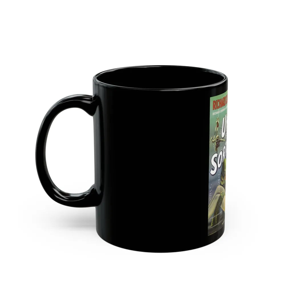 CREATURE FROM THE BLACK LAGOON (SWEDISH) 1954 Movie Poster - Black Coffee Mug-Go Mug Yourself