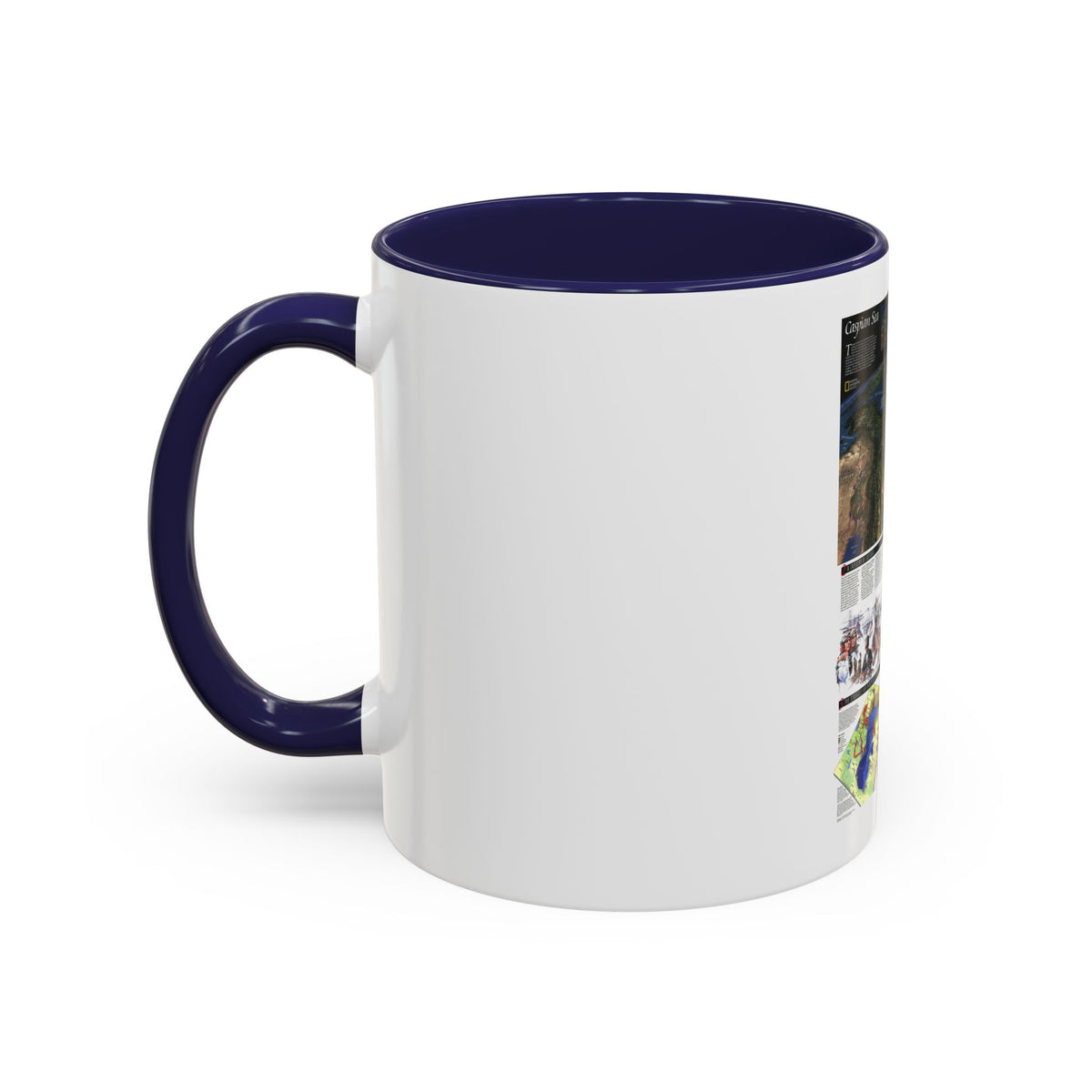 Caspian Sea (1999) (Map) Accent Coffee Mug