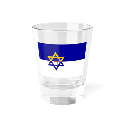Emanuel ships Hebrew flag (Israel) Shot Glass 1.5oz
