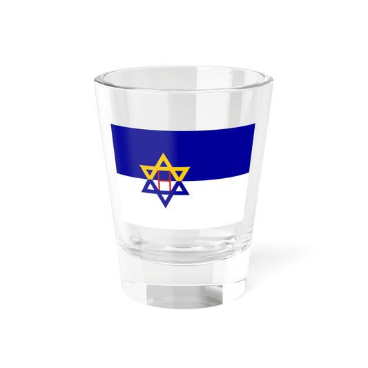 Emanuel ships Hebrew flag (Israel) Shot Glass 1.5oz