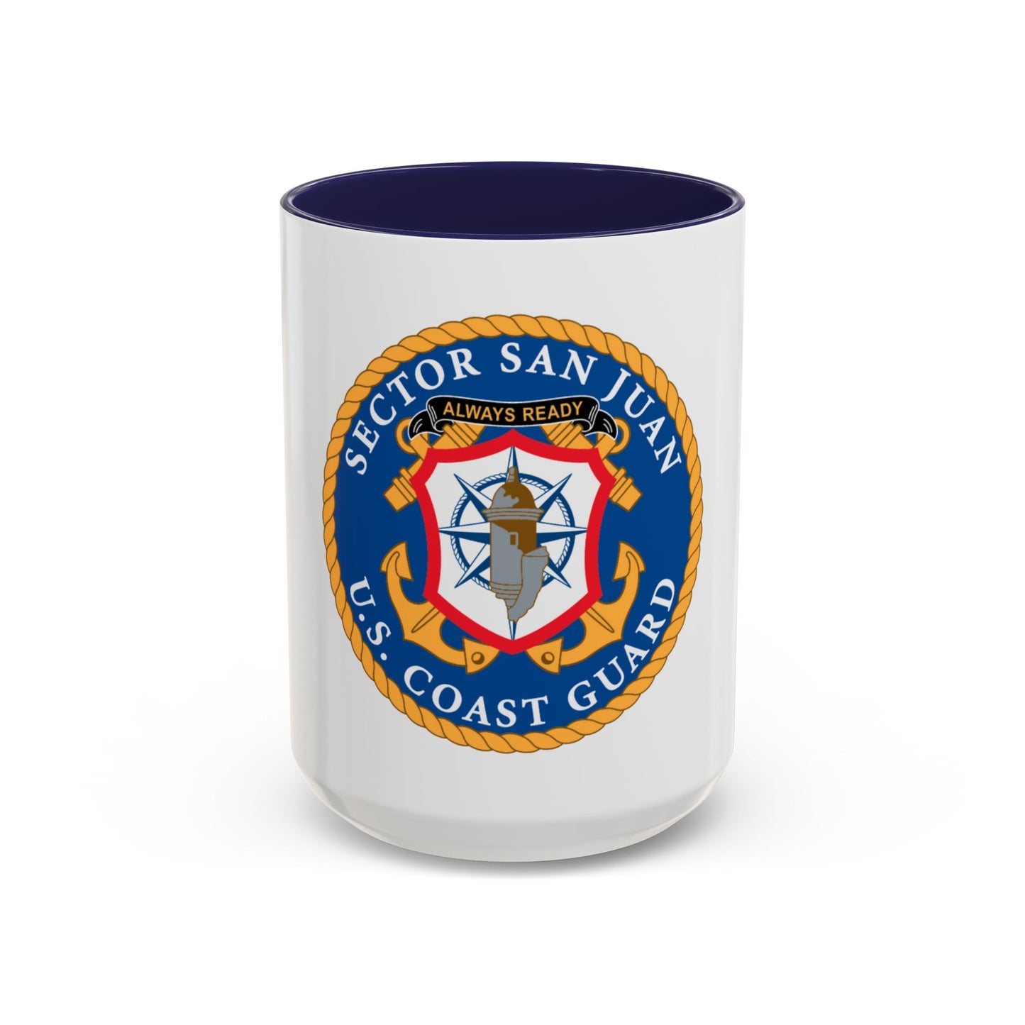 USCG Sector San Juan (U.S. Coast Guard) Accent Coffee Mug