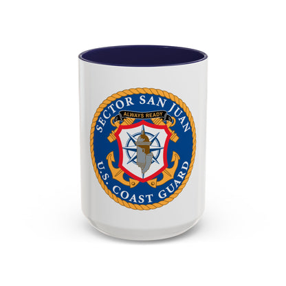USCG Sector San Juan (U.S. Coast Guard) Accent Coffee Mug