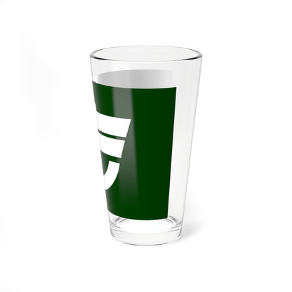 Flag of Hiezu Tottori (Japan) Pint Glass 16oz