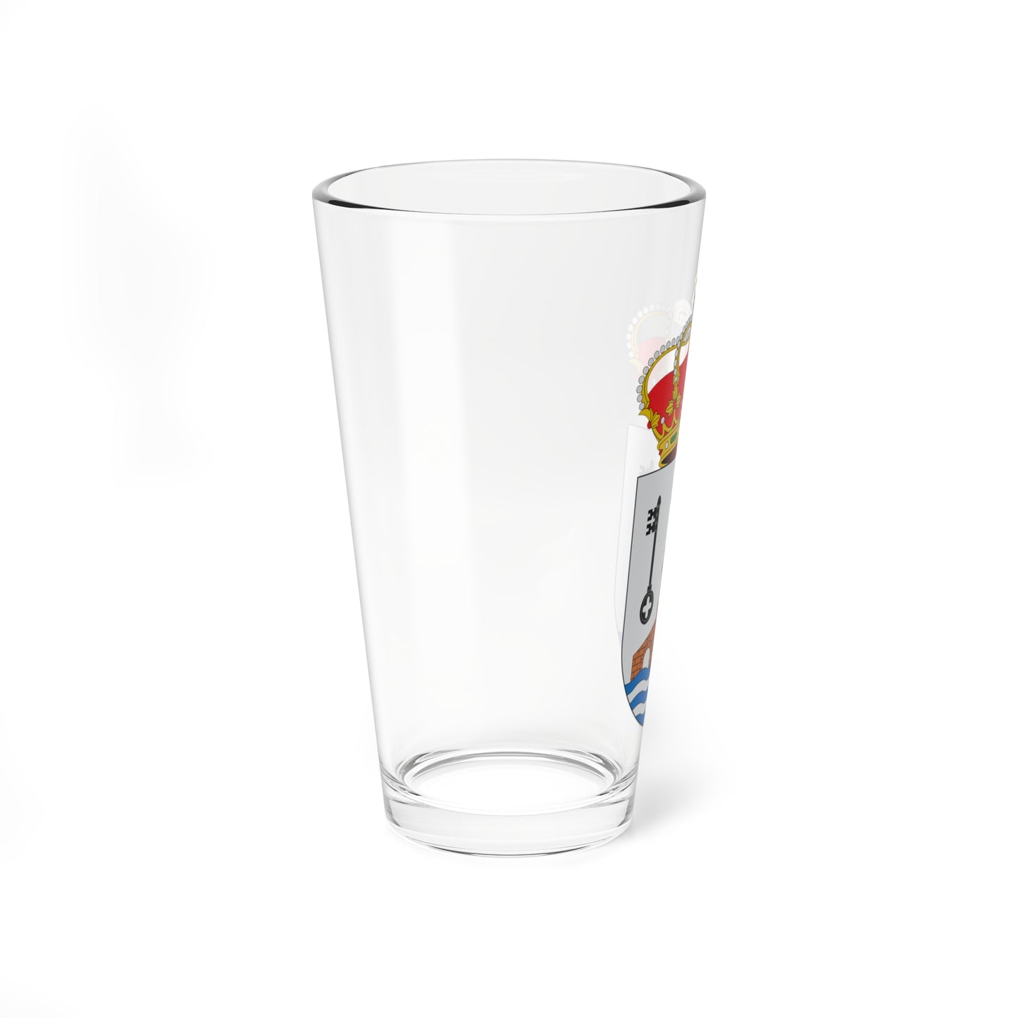 Escudo de Alcalá de Guadaíra Sevilla 2 (Spain) (Coat of Arms) Pint Glass 16oz
