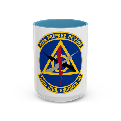 788 Civil Engineer Squadron AFMC (U.S. Air Force) Accent Coffee Mug