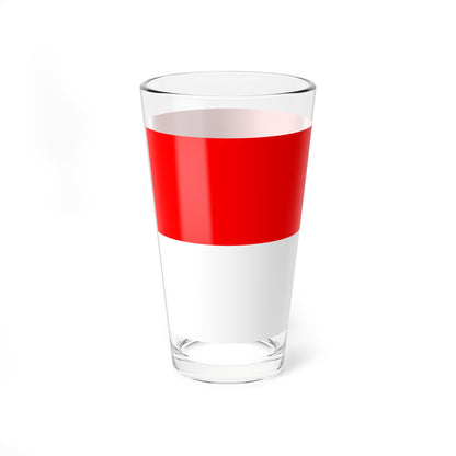 Flag of Kingdom of Croatia 1852-1860 (Croatia) Pint Glass 16oz