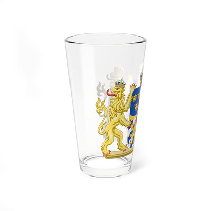 Greater coat of arms of Suède Palatinat (Germany) (Coat of Arms) Pint Glass 16oz