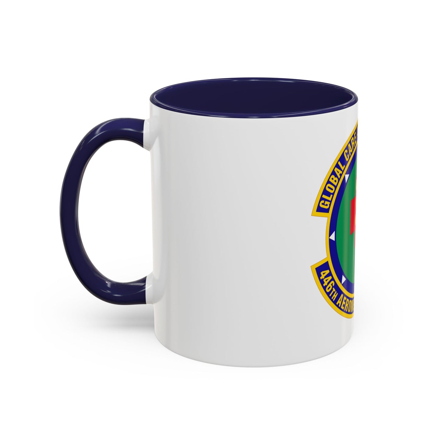 446 Aeromedical Staging Squadron AFRC (U.S. Air Force) Accent Coffee Mug