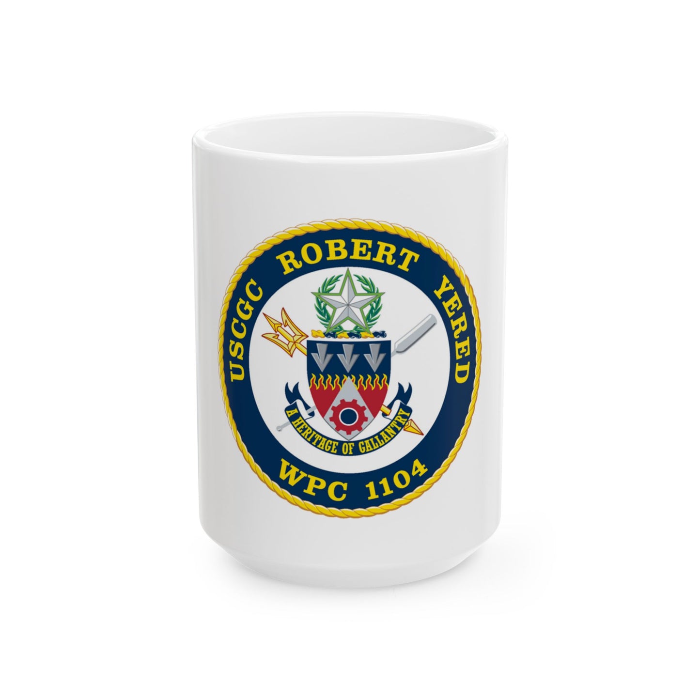 USCGC ROBERT YERED WPC 1104 (U.S. Coast Guard) White Coffee Mug