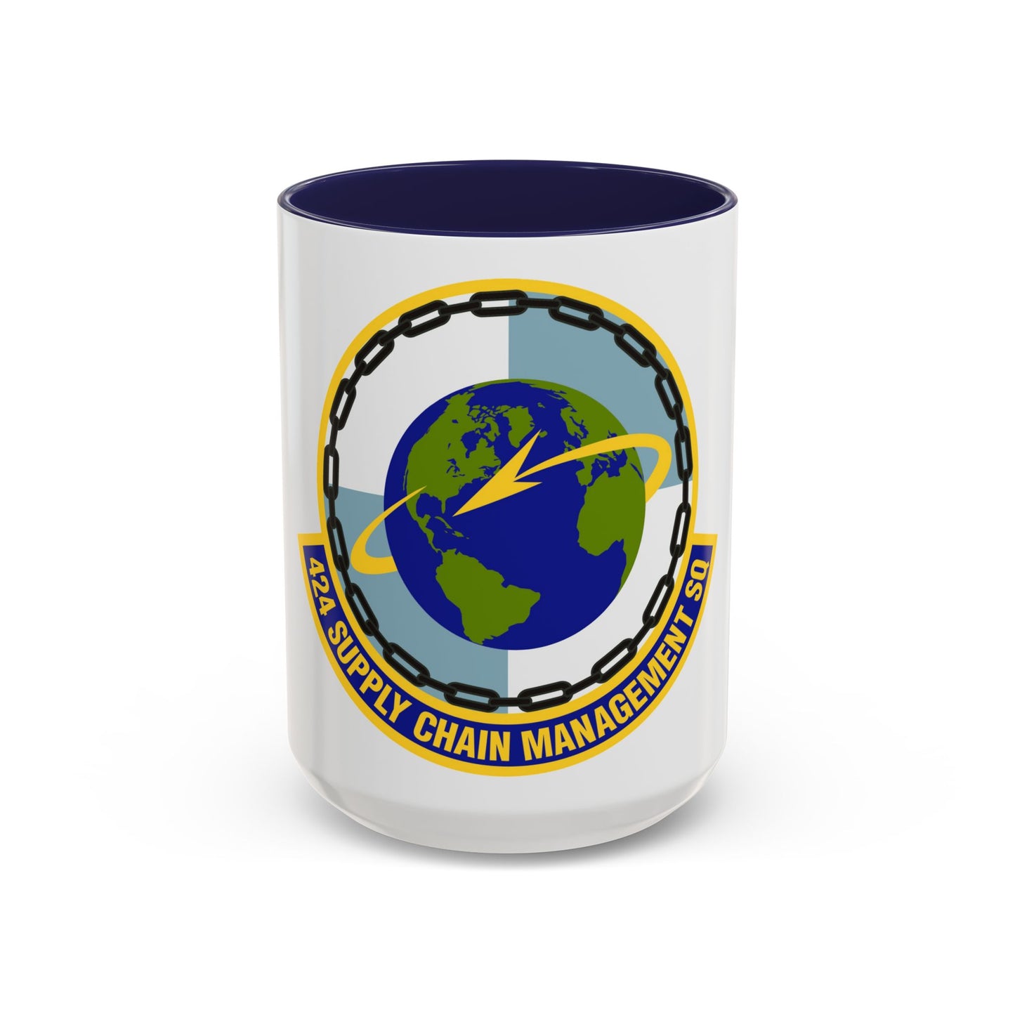 424th Supply Chain Management Squadron (U.S. Air Force) Accent Coffee Mug