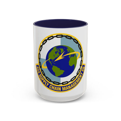 424th Supply Chain Management Squadron (U.S. Air Force) Accent Coffee Mug